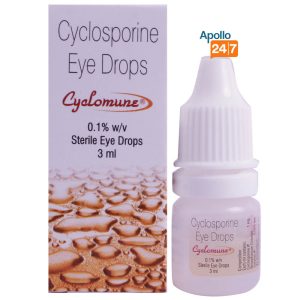CYCLOMUNE 0.1% EYE DROP 3ML
