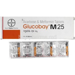 GLUCOBAY M 25MG