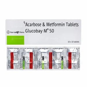 GLUCOBAY M 50MG