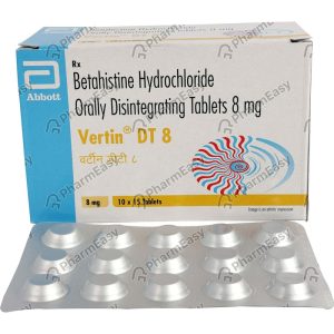 VERTIN DT 8MG